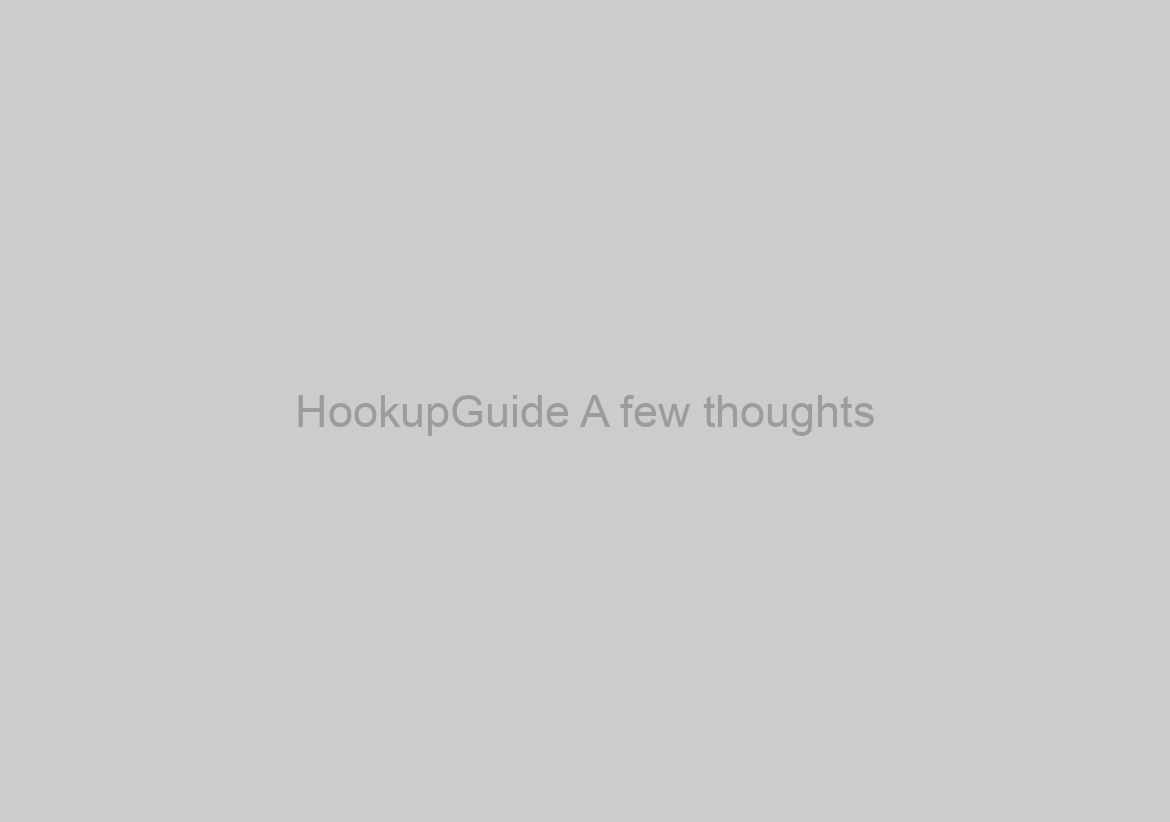 HookupGuide A few thoughts